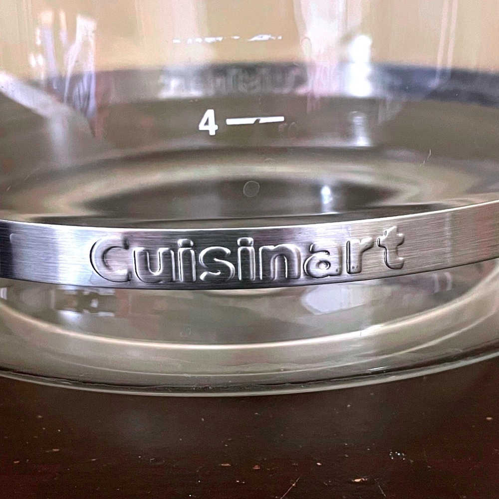 Original Cuisinart 12 Cup Glass Coffee Carafe with Black Lid - Picture 5 of 5